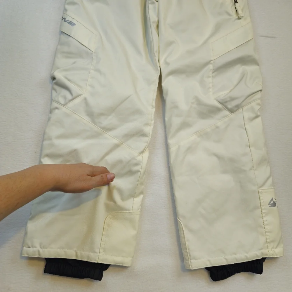 DESCENTE Cream Snow Pants Size JUNIOR‎ 14